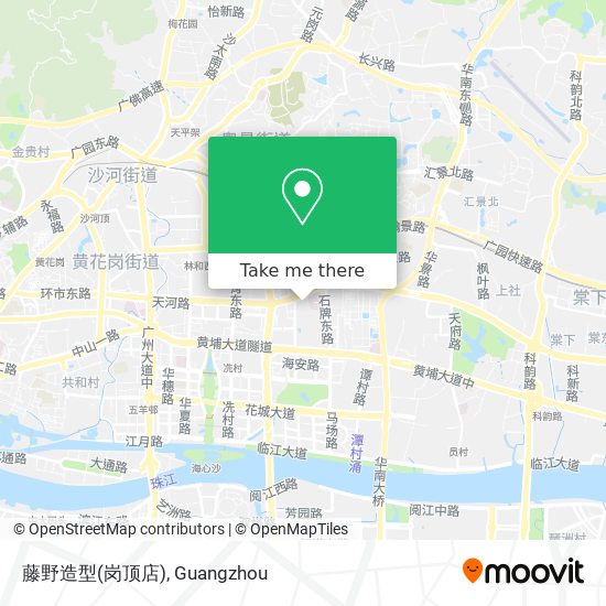 藤野造型(岗顶店) map