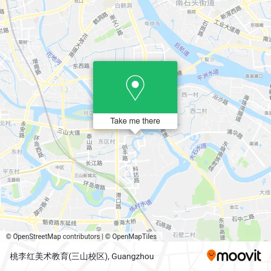 桃李红美术教育(三山校区) map