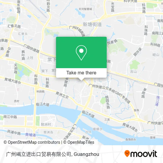 广州竭立进出口贸易有限公司 map