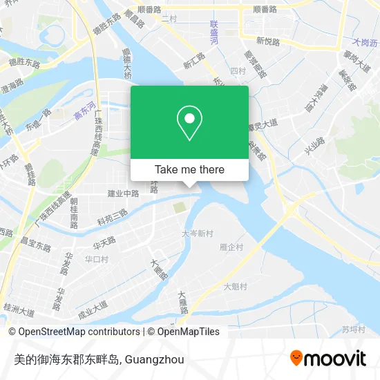 美的御海东郡东畔岛 map