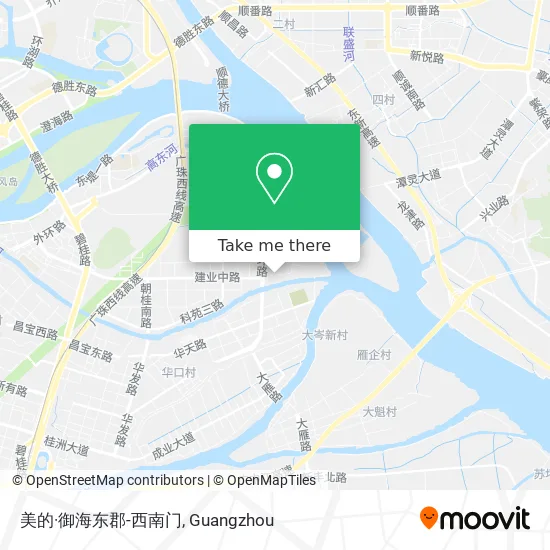 美的·御海东郡-西南门 map