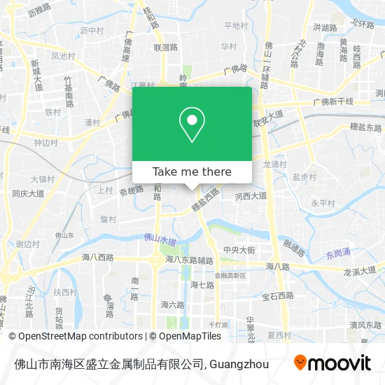 佛山市南海区盛立金属制品有限公司 map