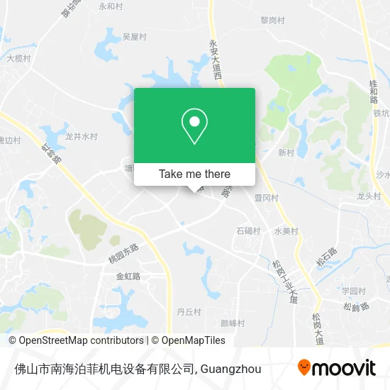 佛山市南海泊菲机电设备有限公司 map