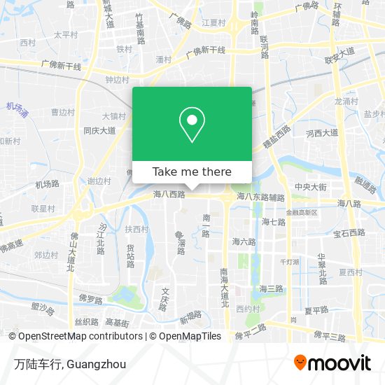 万陆车行 map
