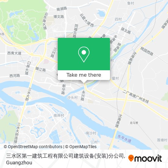 三水区第一建筑工程有限公司建筑设备(安装)分公司 map