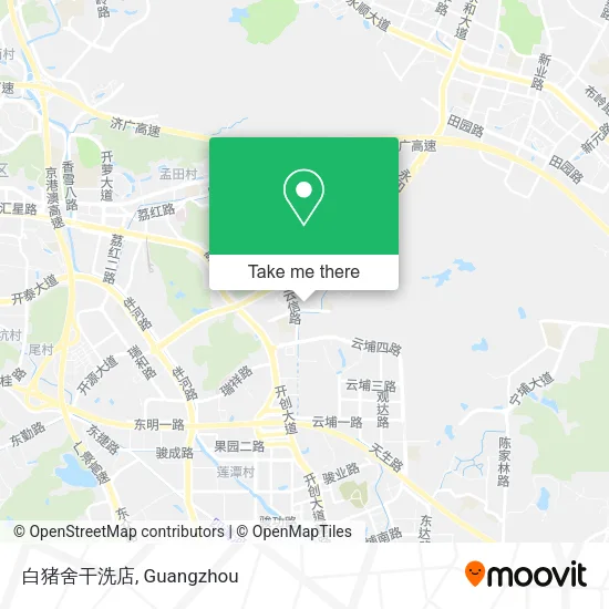 白猪舍干洗店 map