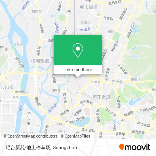 瑶台新苑-地上停车场 map