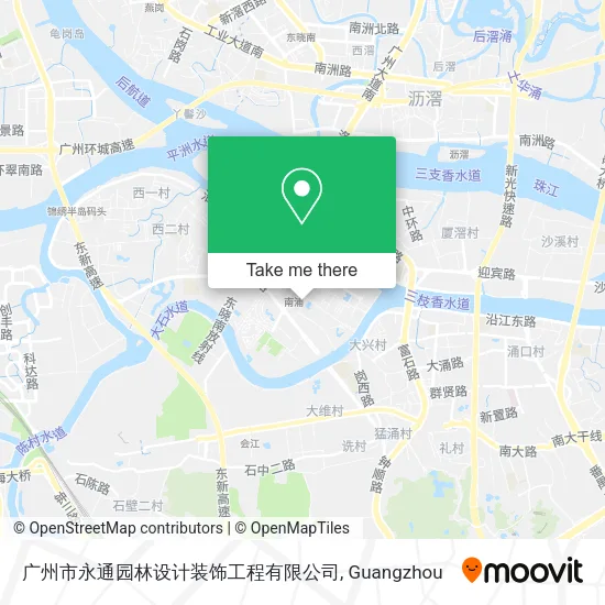 广州市永通园林设计装饰工程有限公司 map