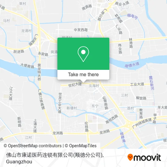 佛山市康诺医药连锁有限公司(顺德分公司) map