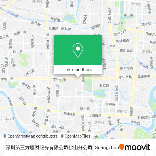 深圳第三方理财服务有限公司佛山分公司 map
