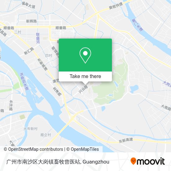 广州市南沙区大岗镇畜牧曾医站 map