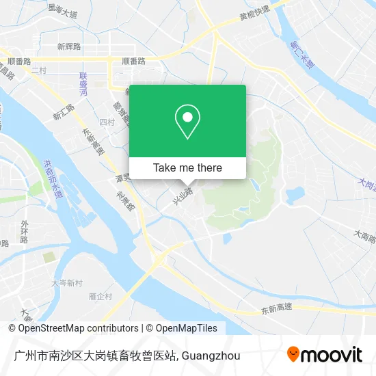 广州市南沙区大岗镇畜牧曾医站 map