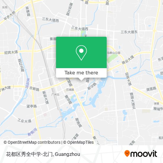 花都区秀全中学-北门 map