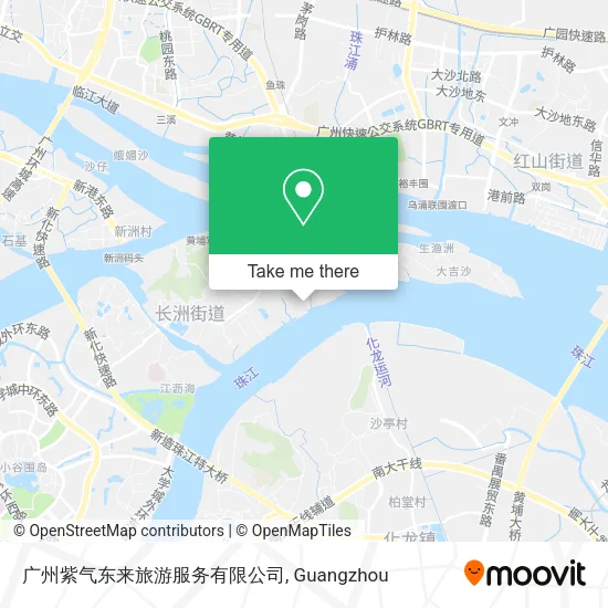 广州紫气东来旅游服务有限公司 map