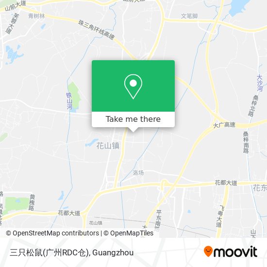 三只松鼠(广州RDC仓) map