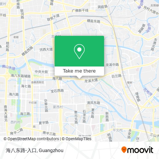 海八东路-入口 map
