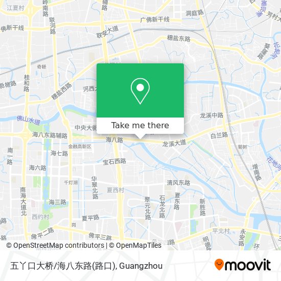 五丫口大桥/海八东路(路口) map
