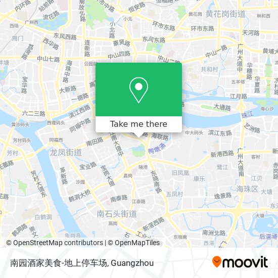 南园酒家美食-地上停车场 map