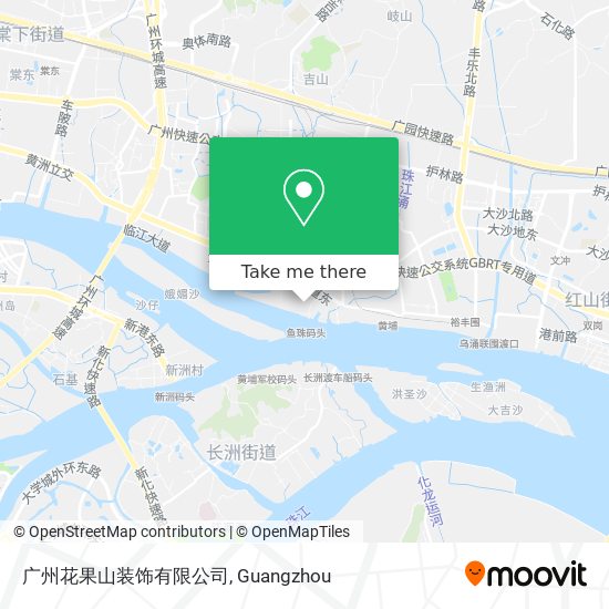 广州花果山装饰有限公司 map