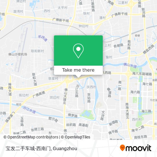 宝发二手车城-西南门 map