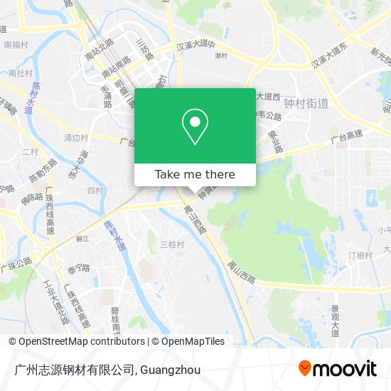 广州志源钢材有限公司 map