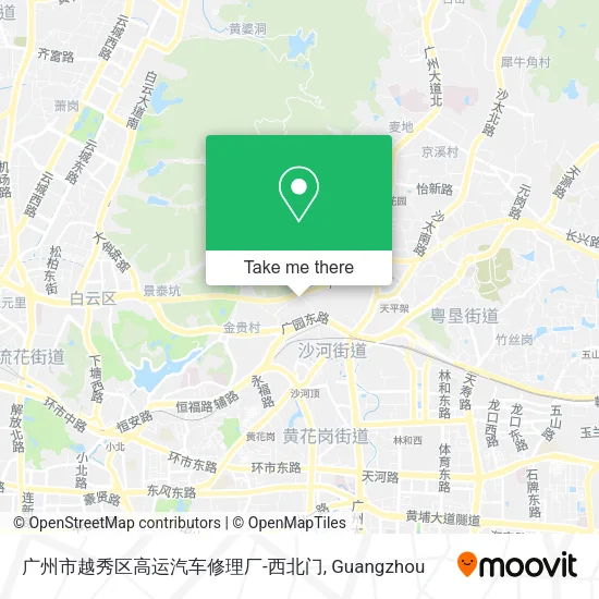 广州市越秀区高运汽车修理厂-西北门 map