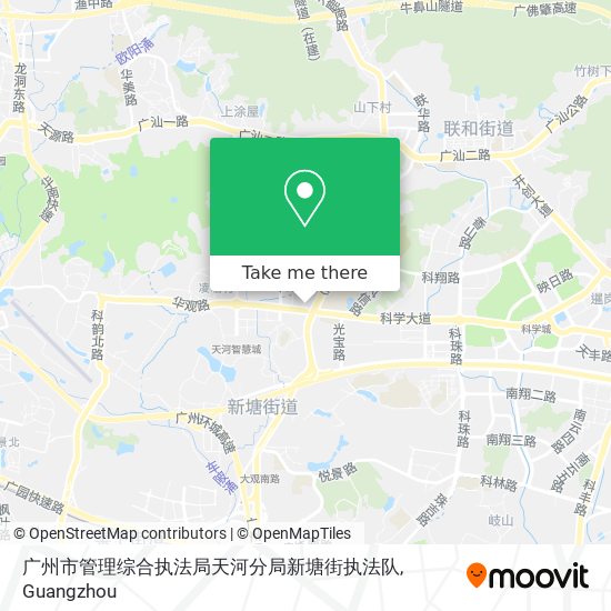广州市管理综合执法局天河分局新塘街执法队 map