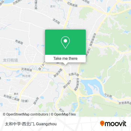 太和中学-西北门 map