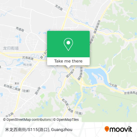 米龙西南街/S115(路口) map