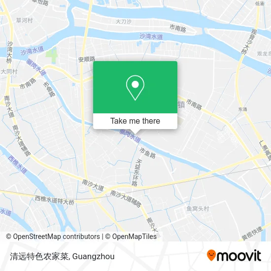 清远特色农家菜 map