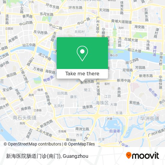 新海医院肠道门诊(南门) map