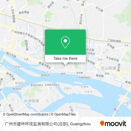 广州市建环环境监测有限公司(总部) map