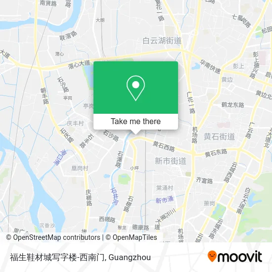 福生鞋材城写字楼-西南门 map