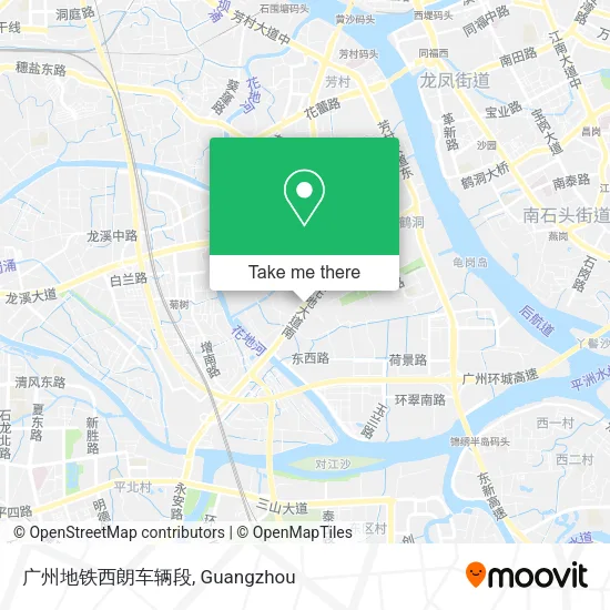 广州地铁西朗车辆段 map