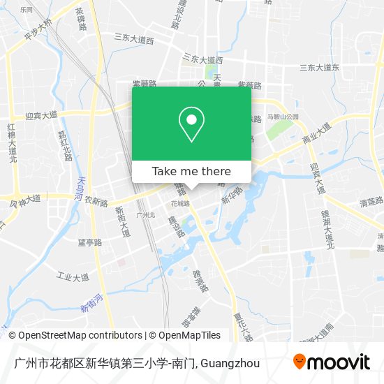 广州市花都区新华镇第三小学-南门 map
