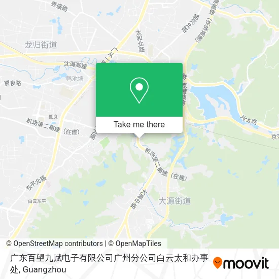 广东百望九赋电子有限公司广州分公司白云太和办事处 map
