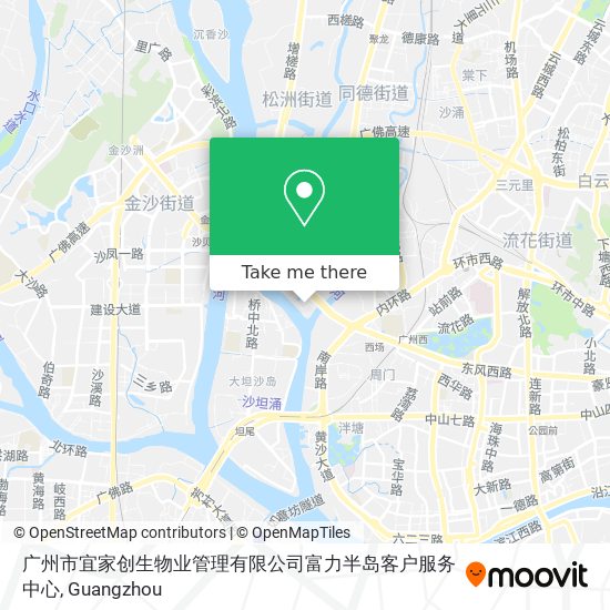 广州市宜家创生物业管理有限公司富力半岛客户服务中心 map