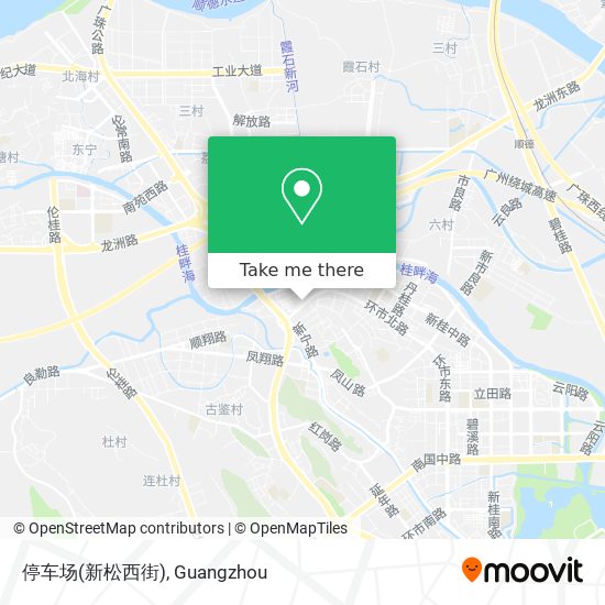 停车场(新松西街) map