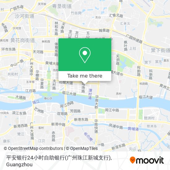 平安银行24小时自助银行(广州珠江新城支行) map