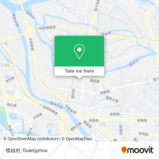 榄核村 map