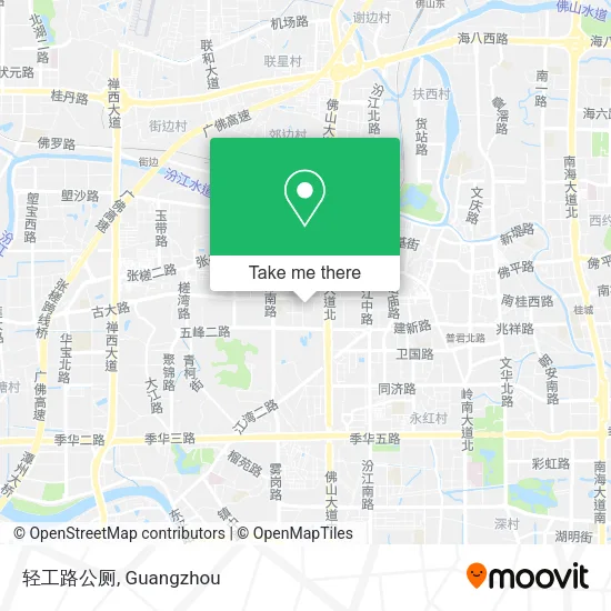 轻工路公厕 map