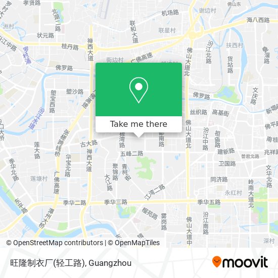 旺隆制衣厂(轻工路) map