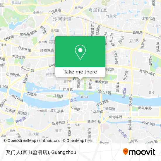 奖门人(富力盈凯店) map