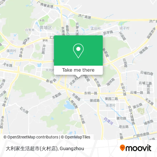 大利家生活超市(火村店) map