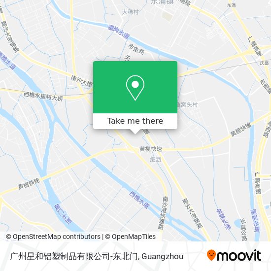 广州星和铝塑制品有限公司-东北门 map