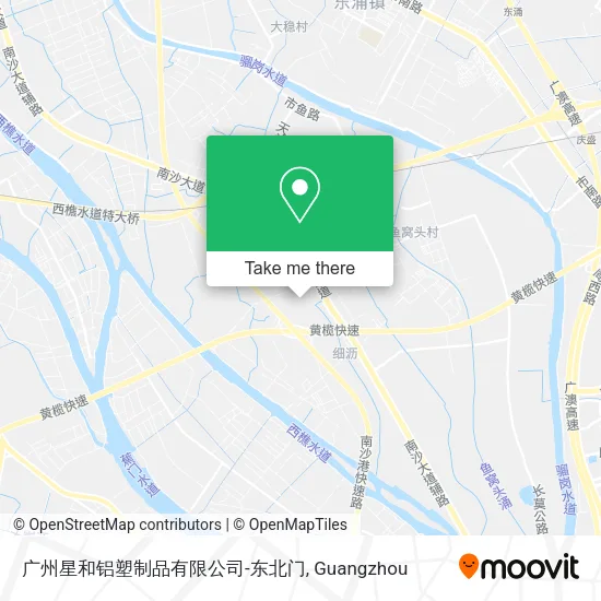 广州星和铝塑制品有限公司-东北门 map