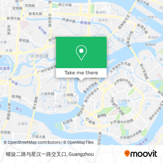螺旋二路与星汉一路交叉口 map