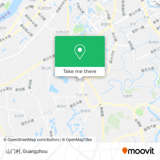 山门村 map