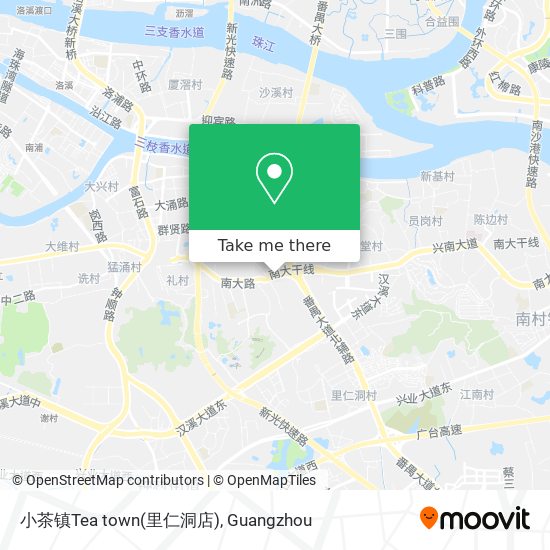 小茶镇Tea town(里仁洞店) map