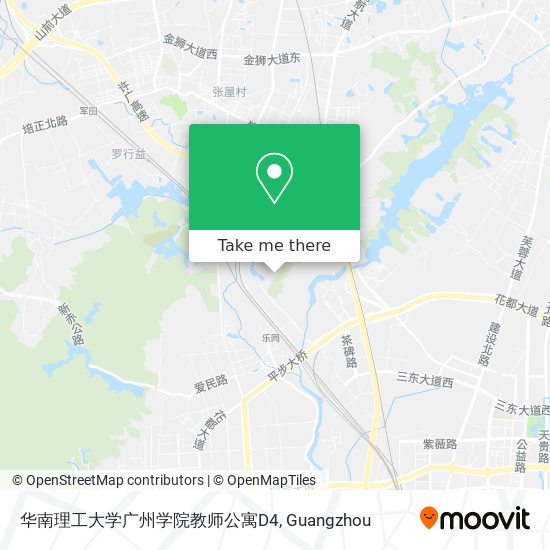华南理工大学广州学院教师公寓D4 map